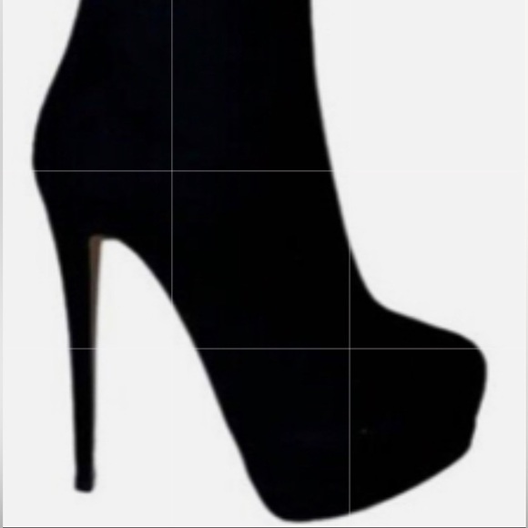 Giuseppe Zanotti Eva Skyhigh Stiletto Heel Knee High Platform Boots 38 suede - Picture 7 of 9